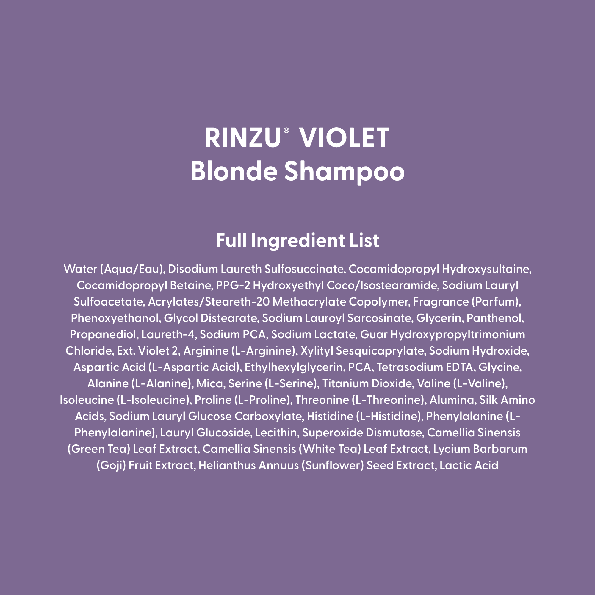 VIOLET Blonde Shampoo