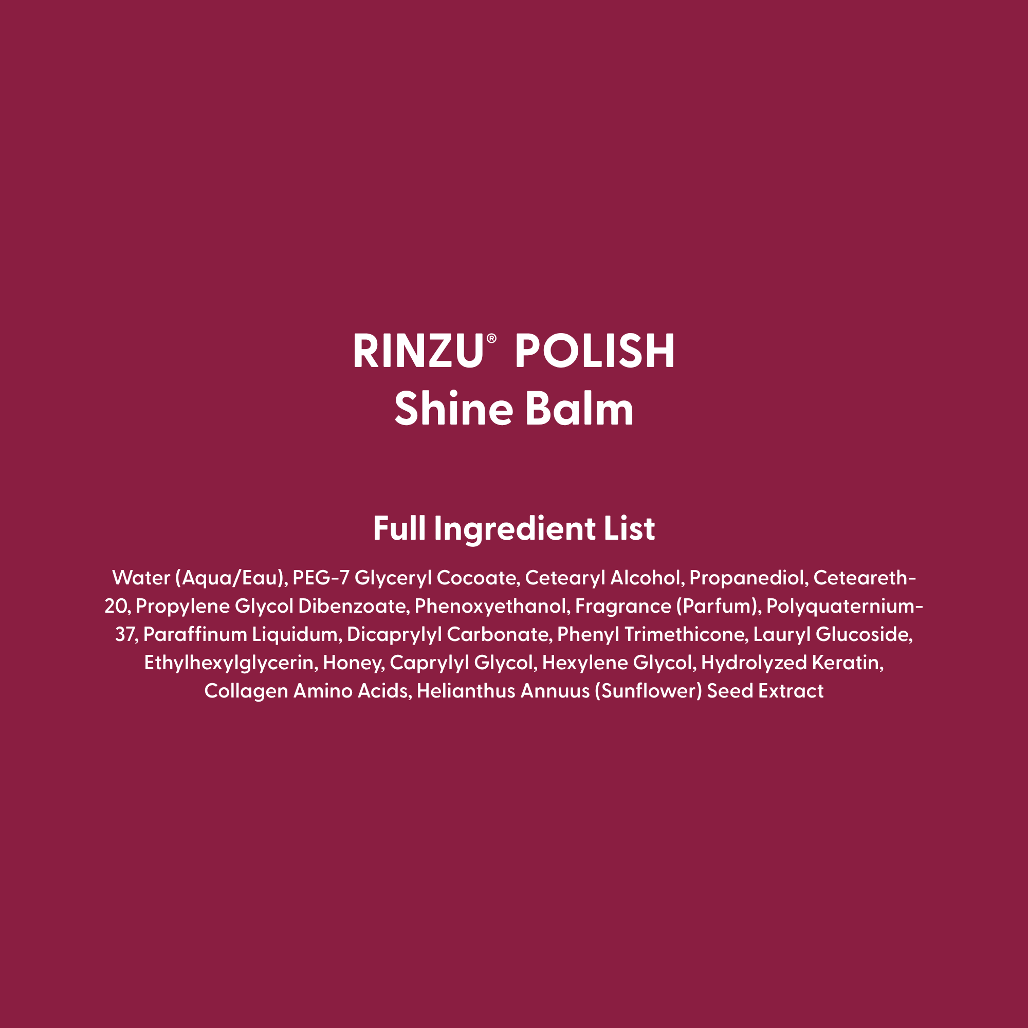 POLISH Shine Balm