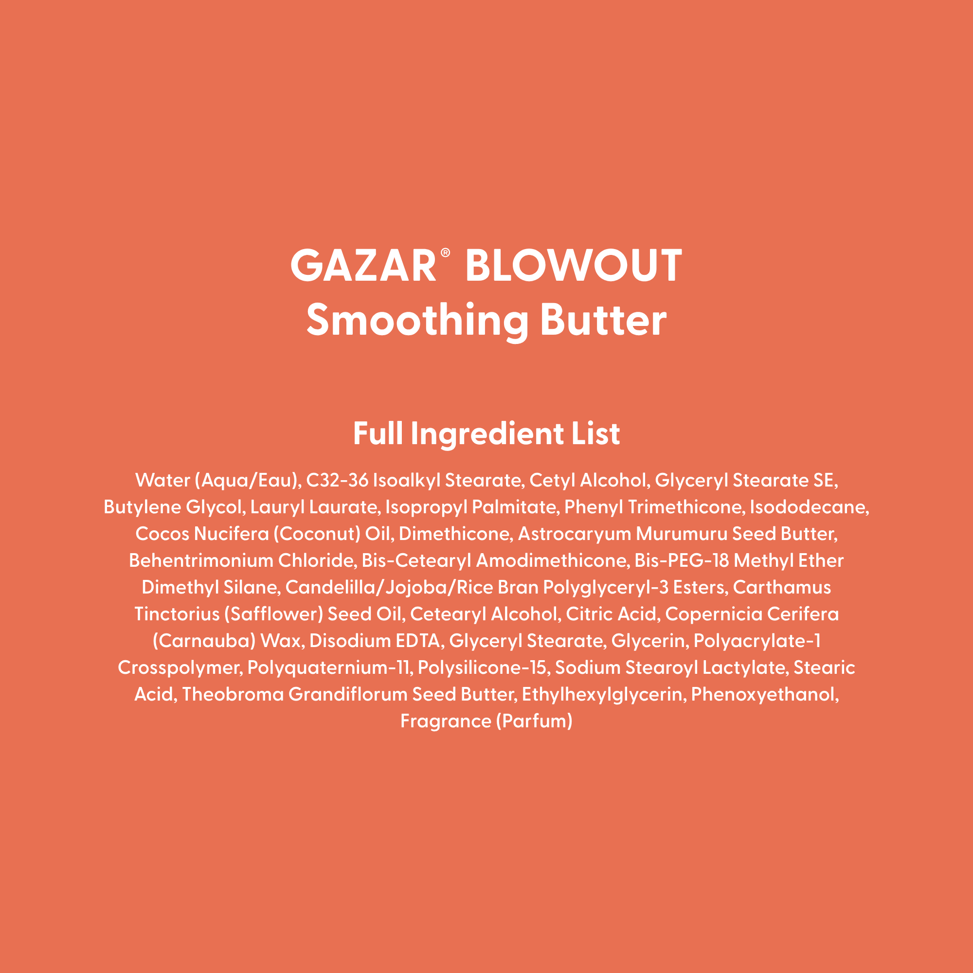 BLOWOUT Smoothing Butter