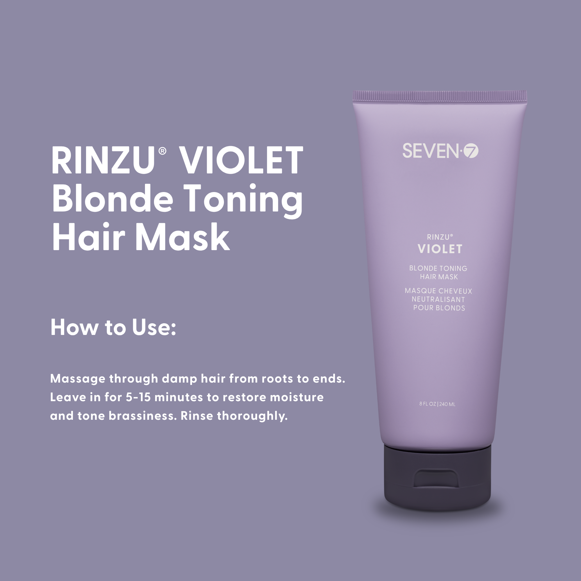 VIOLET Blonde Toning Hair Mask