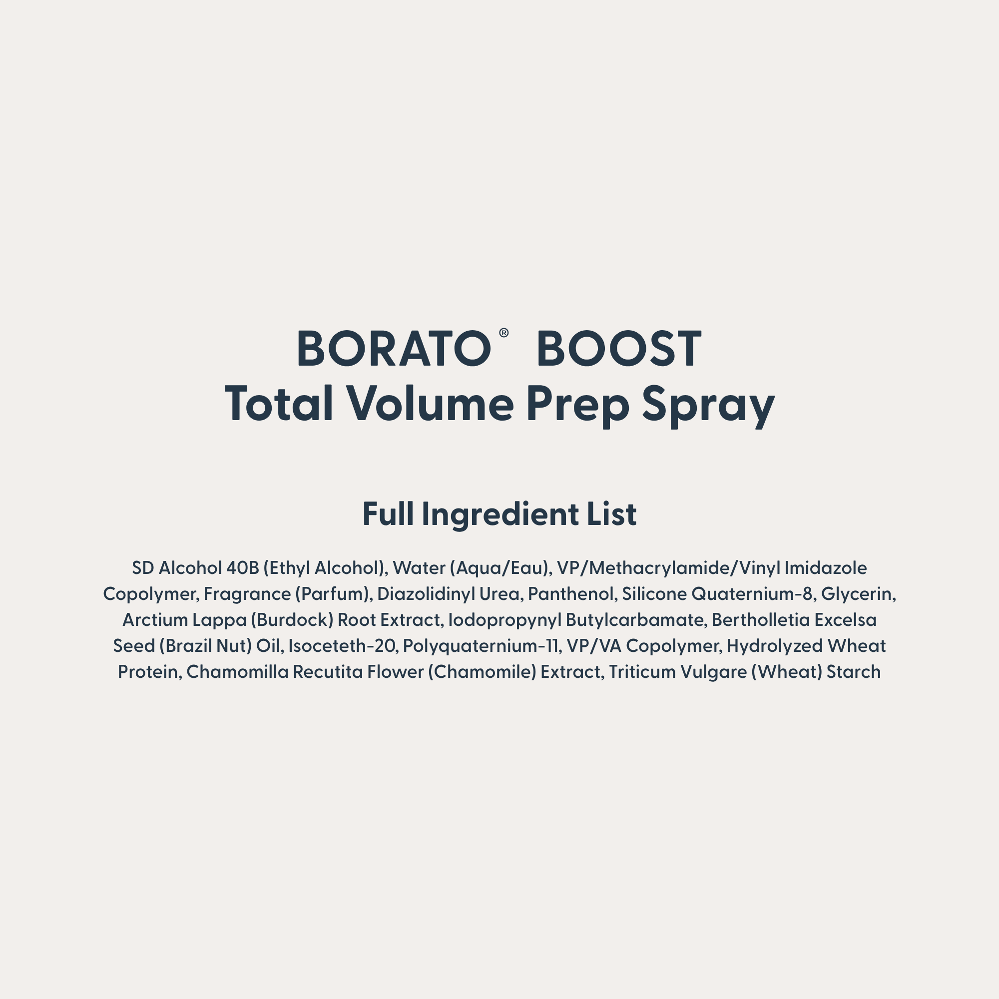 BOOST Total Volume Prep Spray