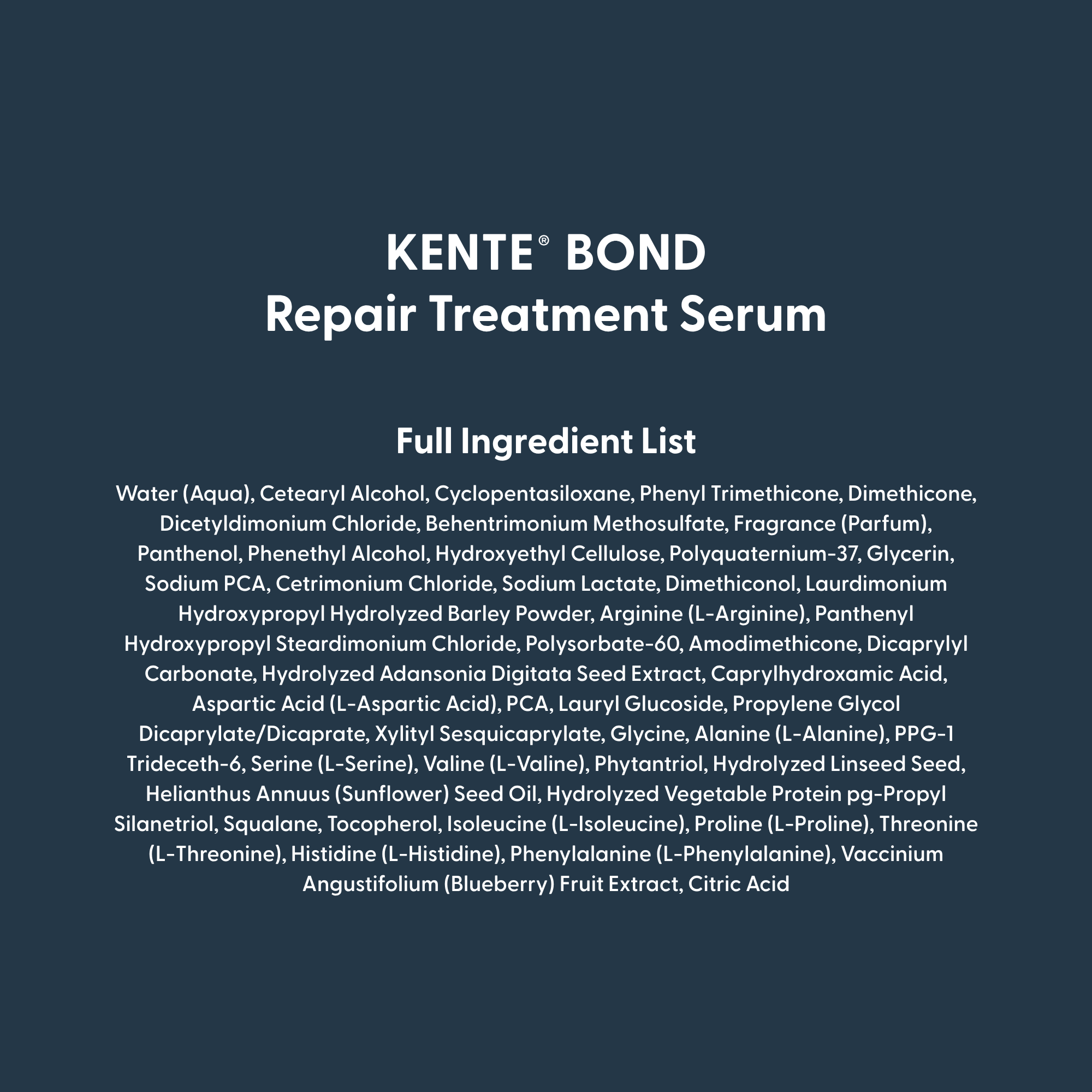 BOND Repair Treatment Serum