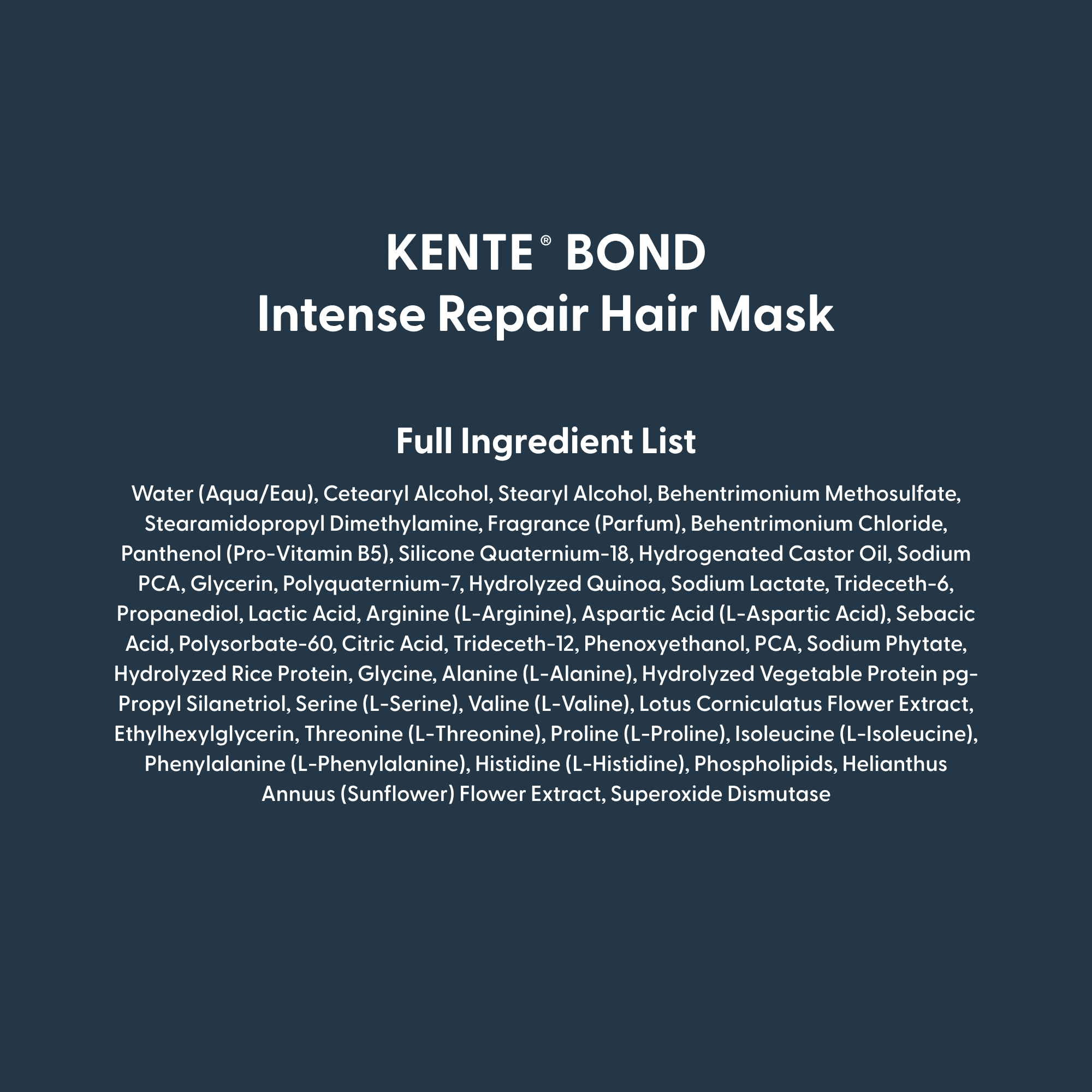 BOND Intense Repair Hair Mask