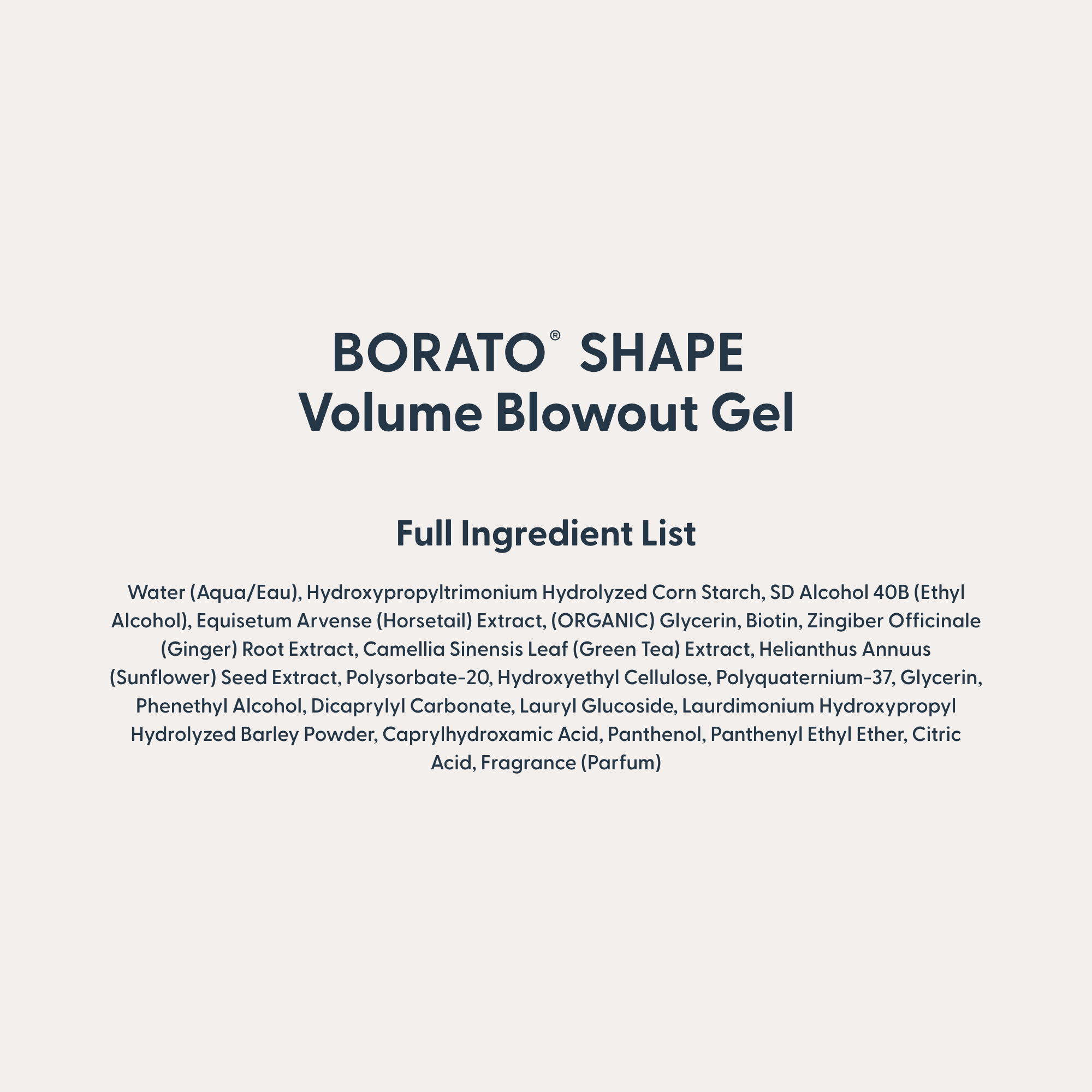 SHAPE Volume Blowout Gel
