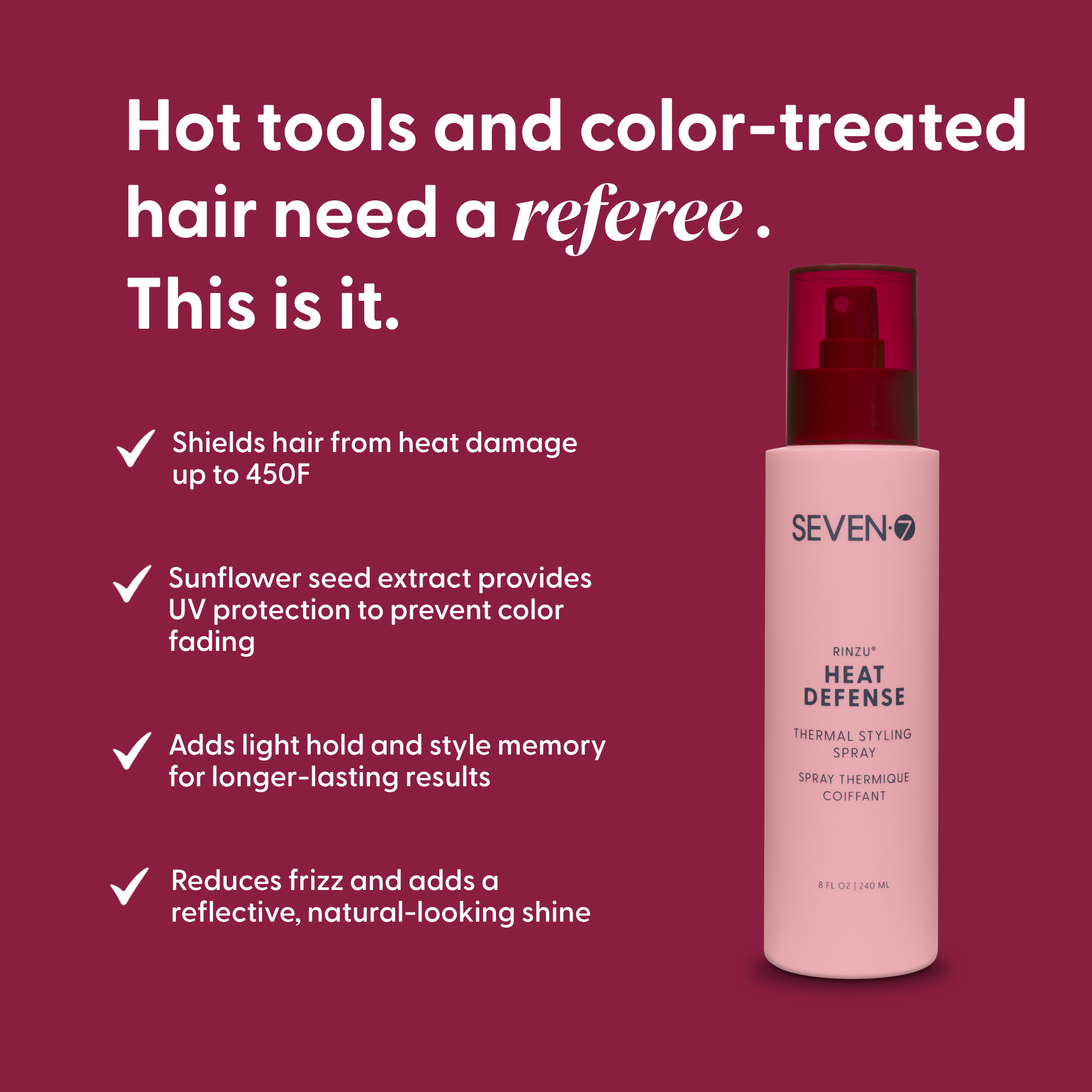 HEAT DEFENSE Thermal Styling Spray