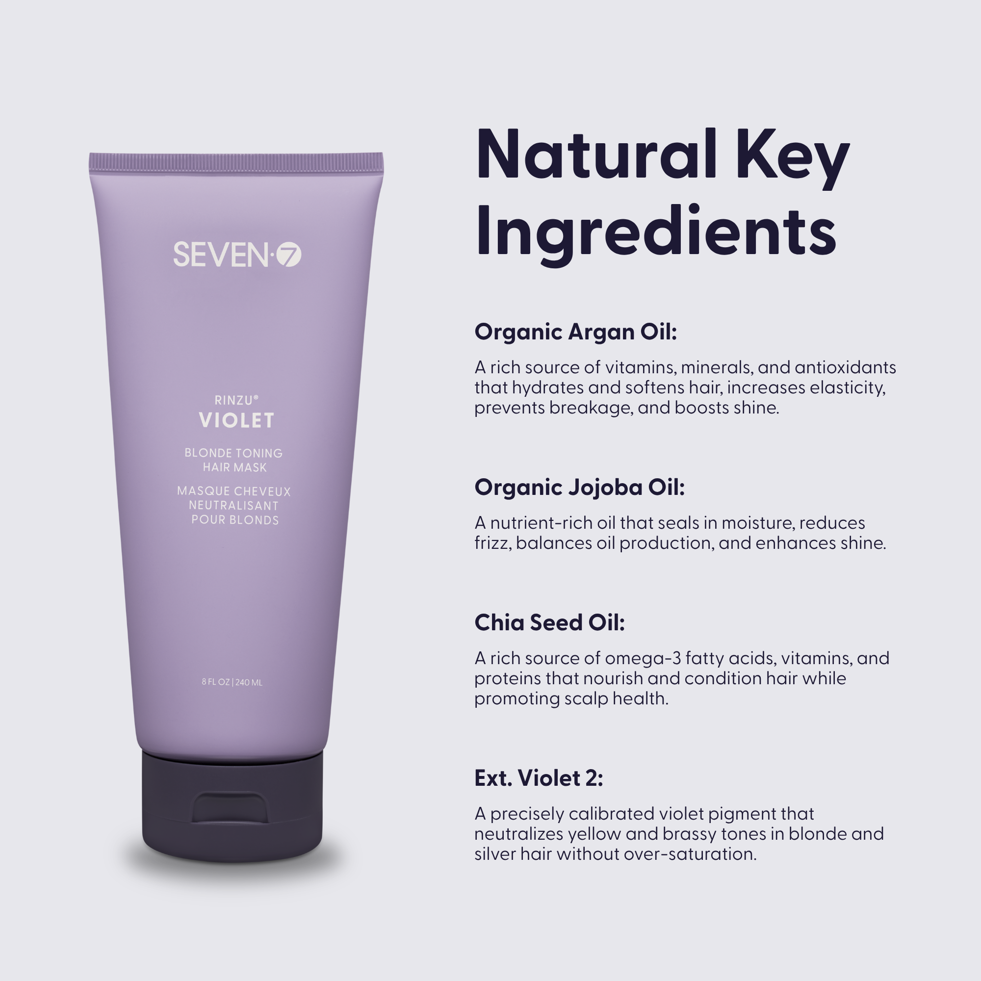 VIOLET Blonde Toning Hair Mask